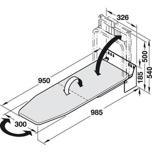 Wall ironing mechanism
