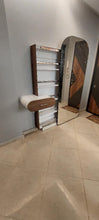 Load image into Gallery viewer, A shoe cabinet with a mirror
