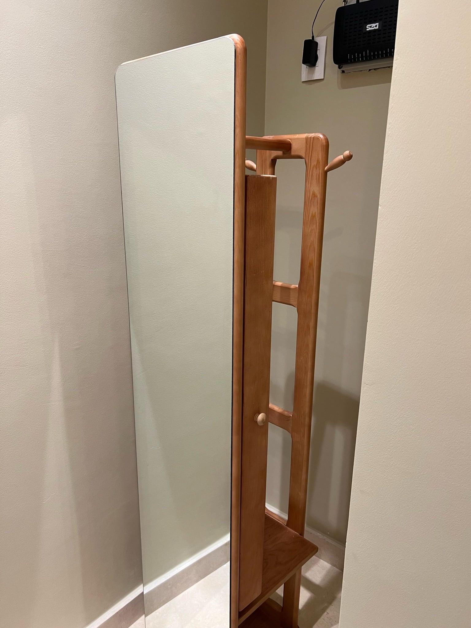 Armoire with mirror