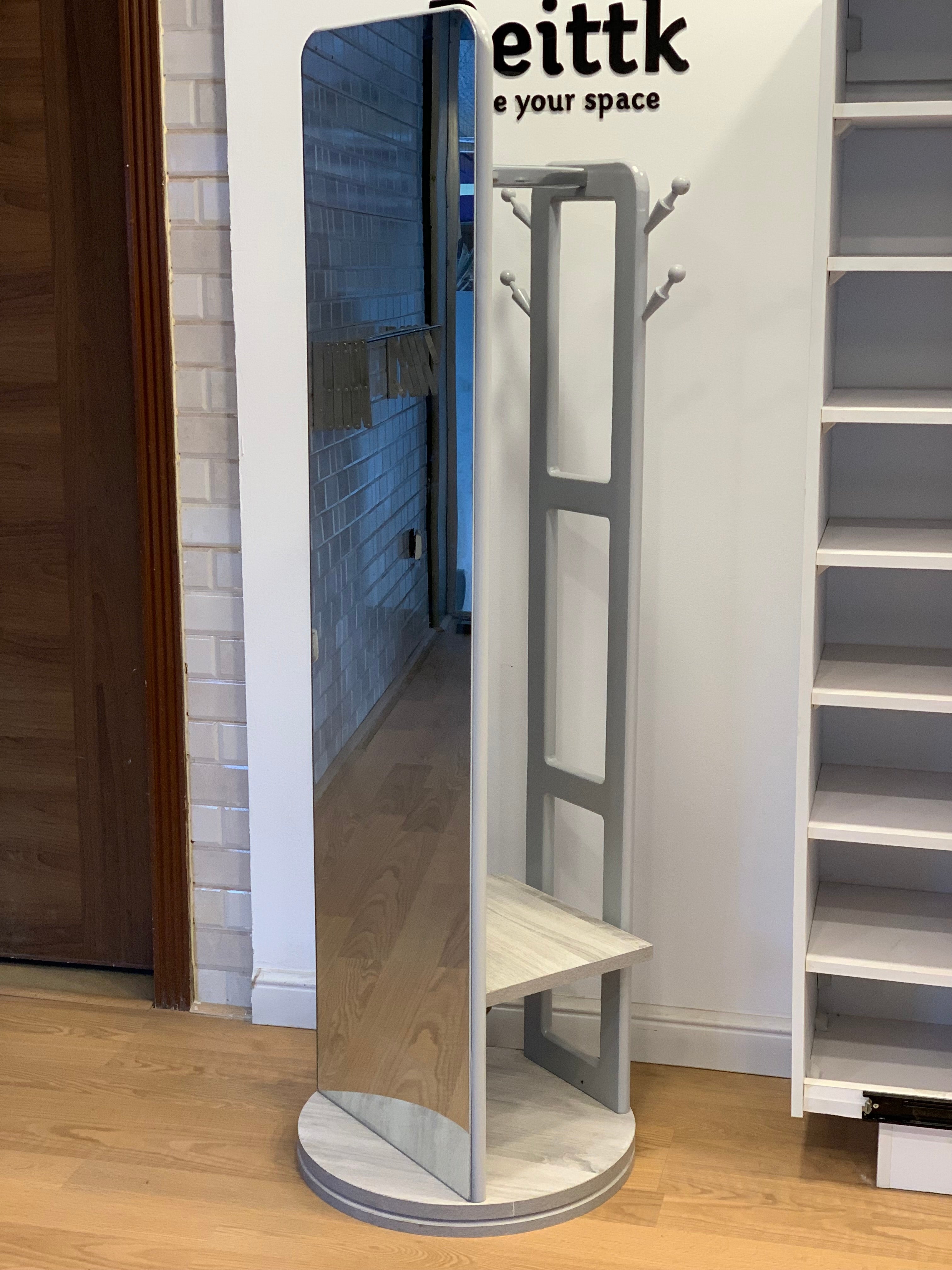 Armoire with mirror