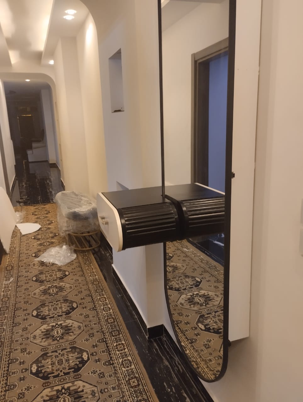A Shoe cabinet with a commode