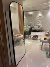 Load image into Gallery viewer, A shoe cabinet with a mirror
