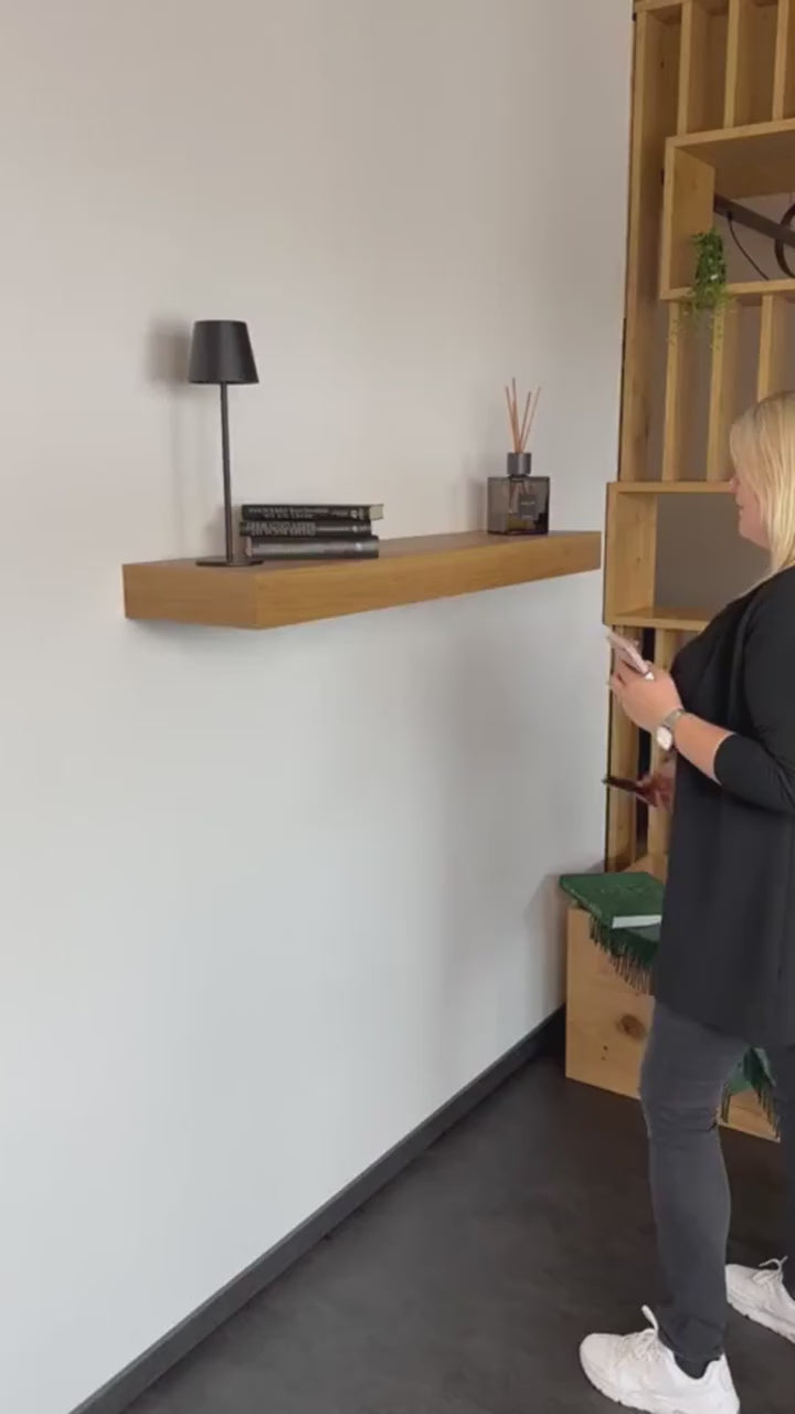 hidden wall shelf